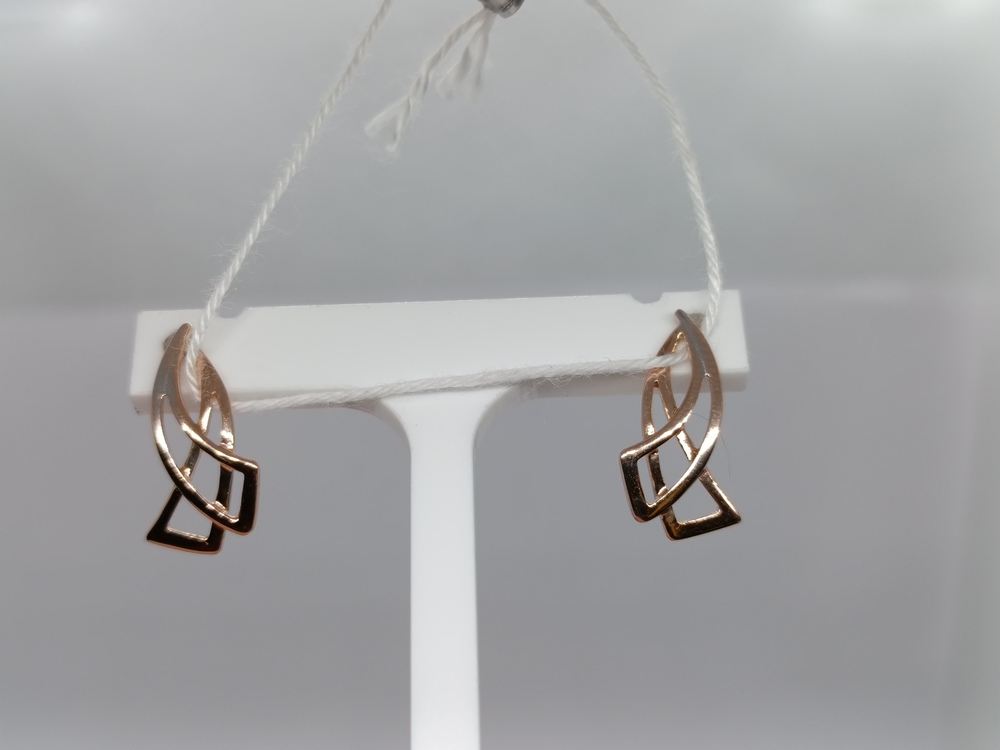 СБКМ585 СЕРЬГИ БЕЗ КАМНЯ (Au 585) СБКМ585 СЕРЬГИ БЕЗ КАМНЯ (Au 585)