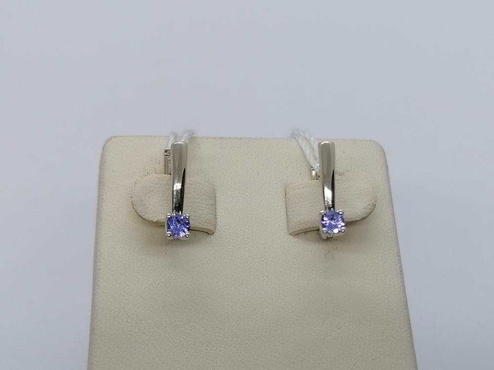 СЕРЬГИ С КАМНЕМ (Au 585)