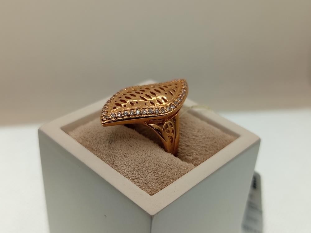 КОЛЬЦО С КАМНЯМИ (Au 585)