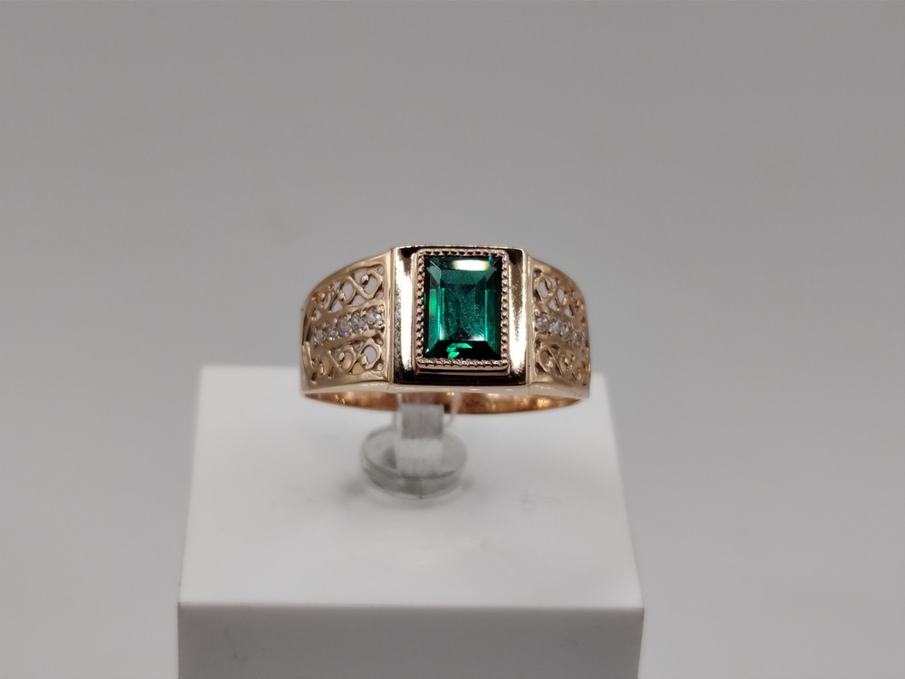 ПЕЧКМИ585 ПЕЧАТКА С КАМНЯМИ (Au 585)