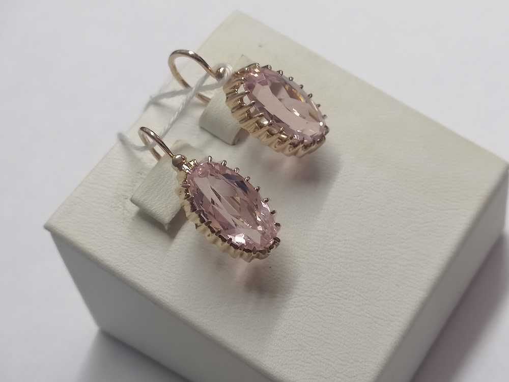 СЕРЬГИ С КАМНЕМ (Au 583)