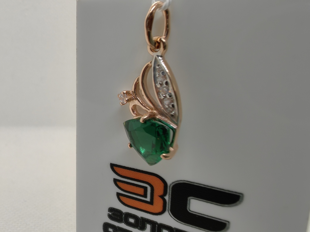 ПОДВЕСКА С КАМНЯМИ (Au 585)