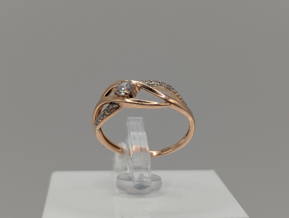 КОЛКМИ585 КОЛЬЦО С КАМНЯМИ (Au 585)