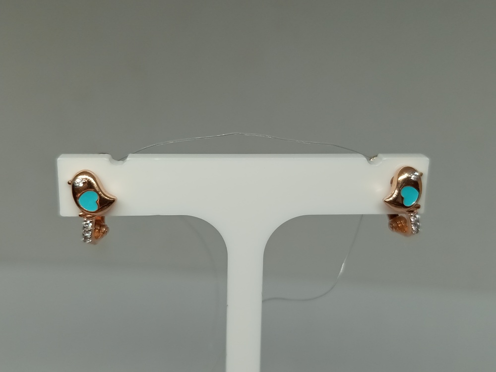 СЕРЬГИ С КАМНЯМИ (Au 585)