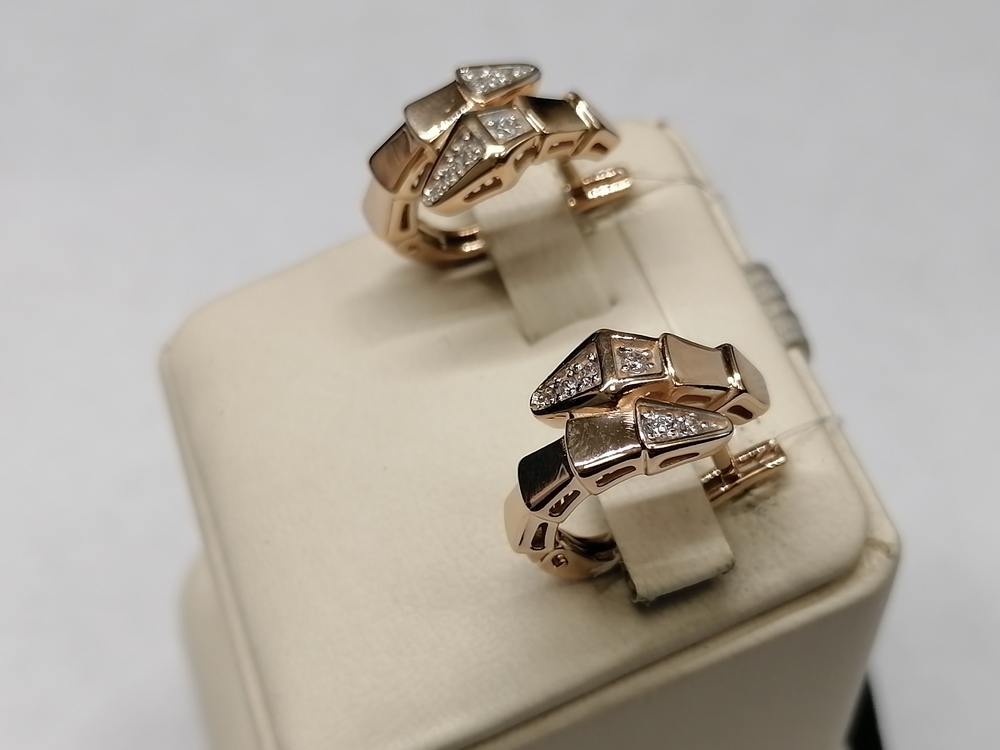 СЕРЬГИ С КАМНЯМИ (Au 585)