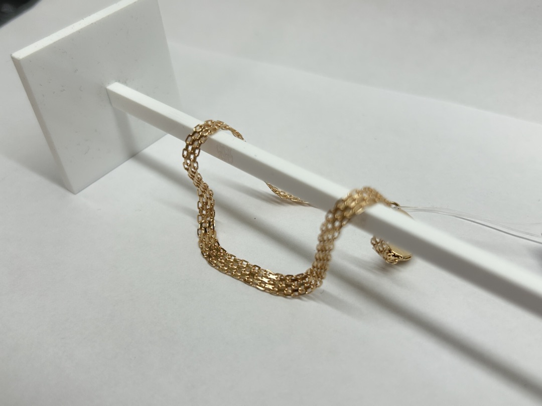 БРАСЛЕТ ПОЛНОВЕСНЫЙ Бисмарк машинный (Au 585)