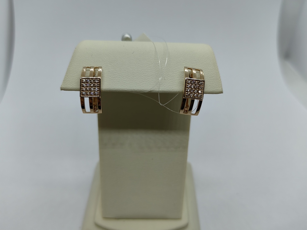 СЕРЬГИ С КАМНЯМИ (Au 585)