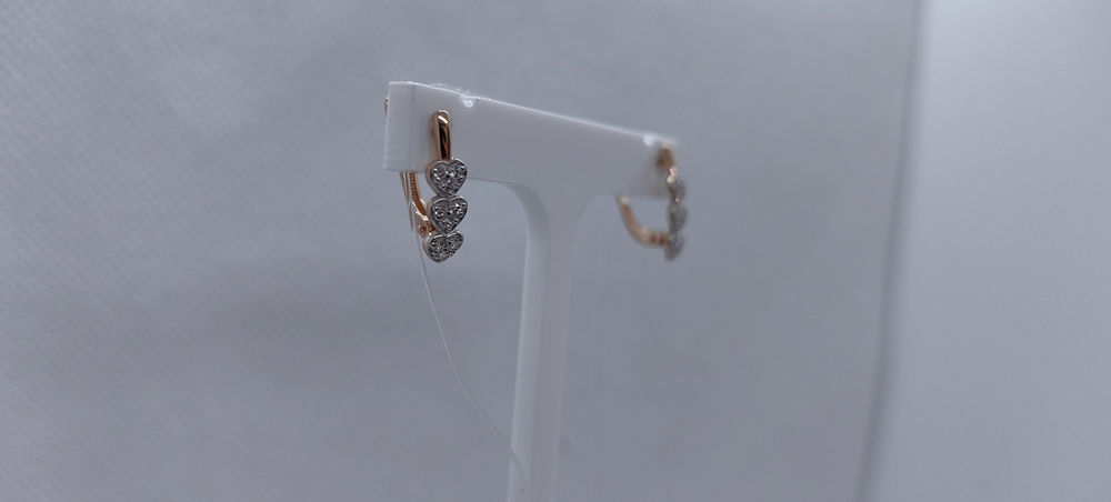 СЕРЬГИ С КАМНЯМИ (Au 585)