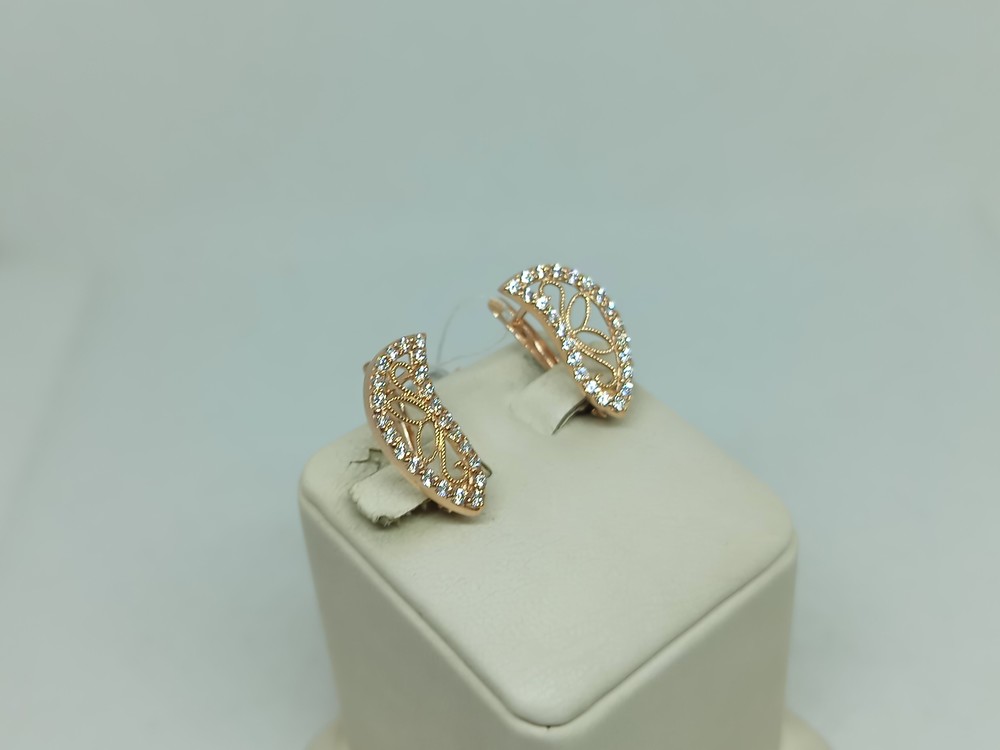 СЕРЬГИ С КАМНЯМИ (Au 585)