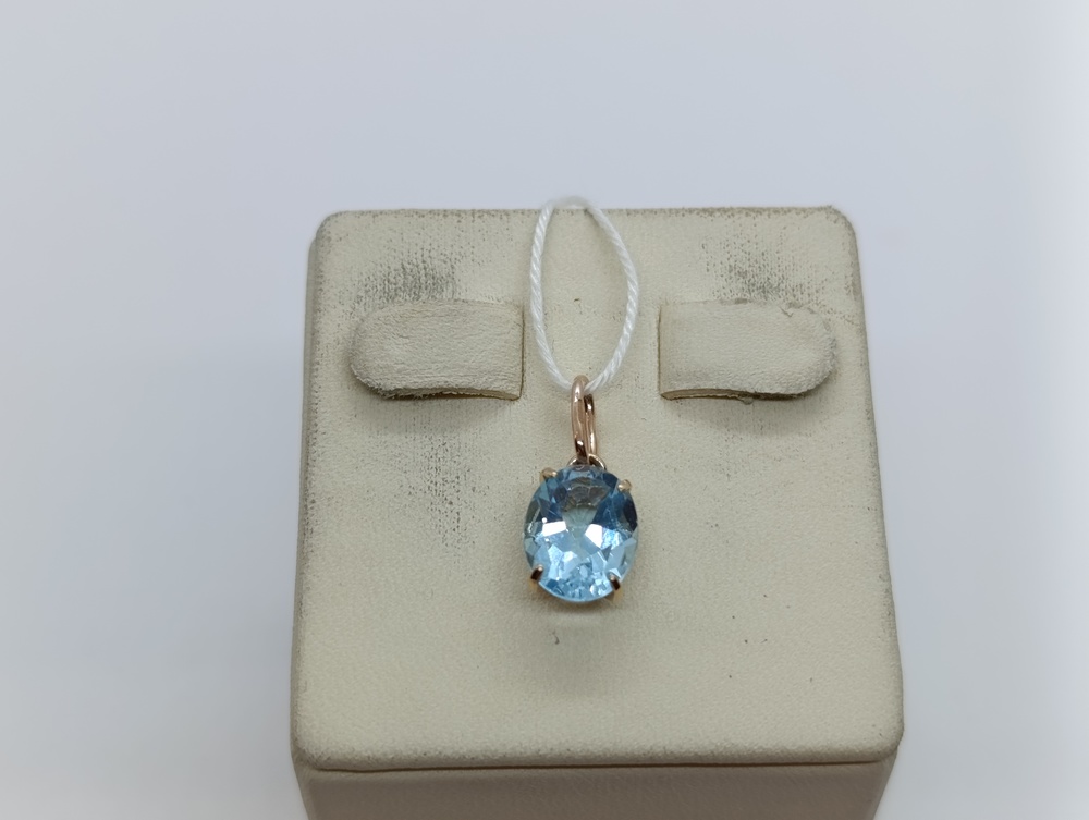 ПОДКМ585 ПОДВЕСКА С КАМНЕМ (Au 585)