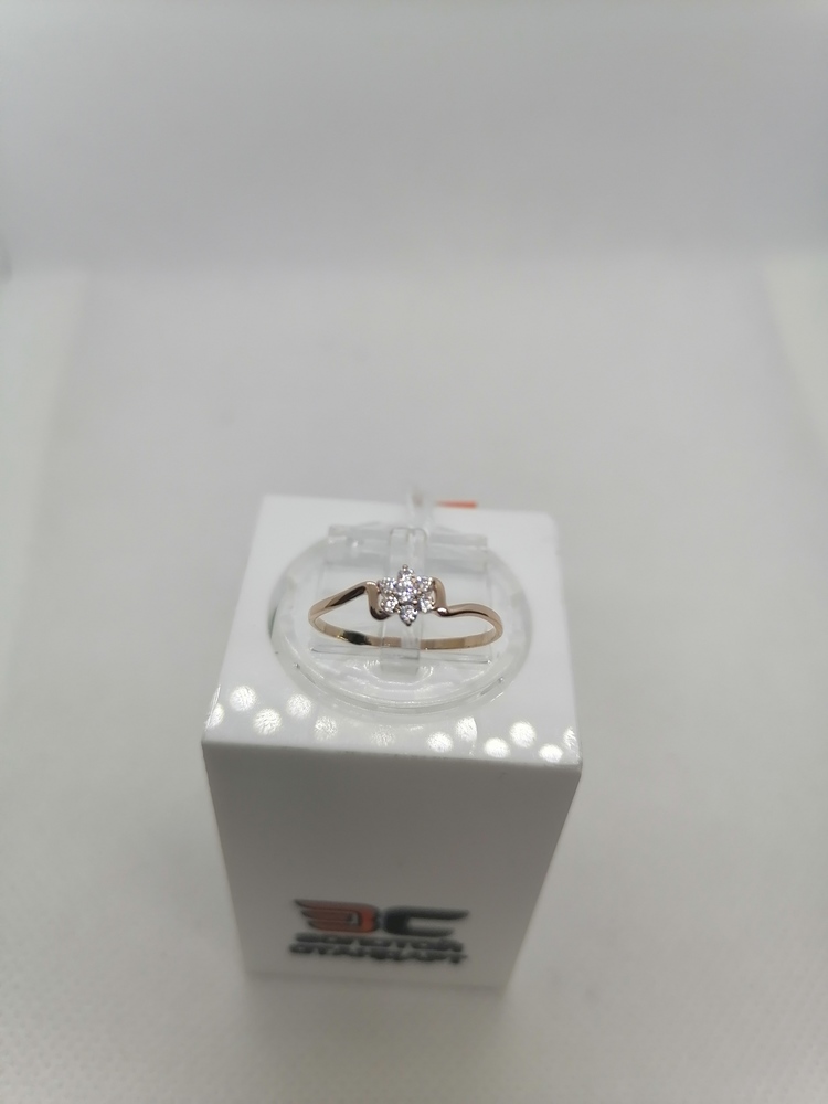 КОЛКМИ585 КОЛЬЦО С КАМНЯМИ (Au 585)