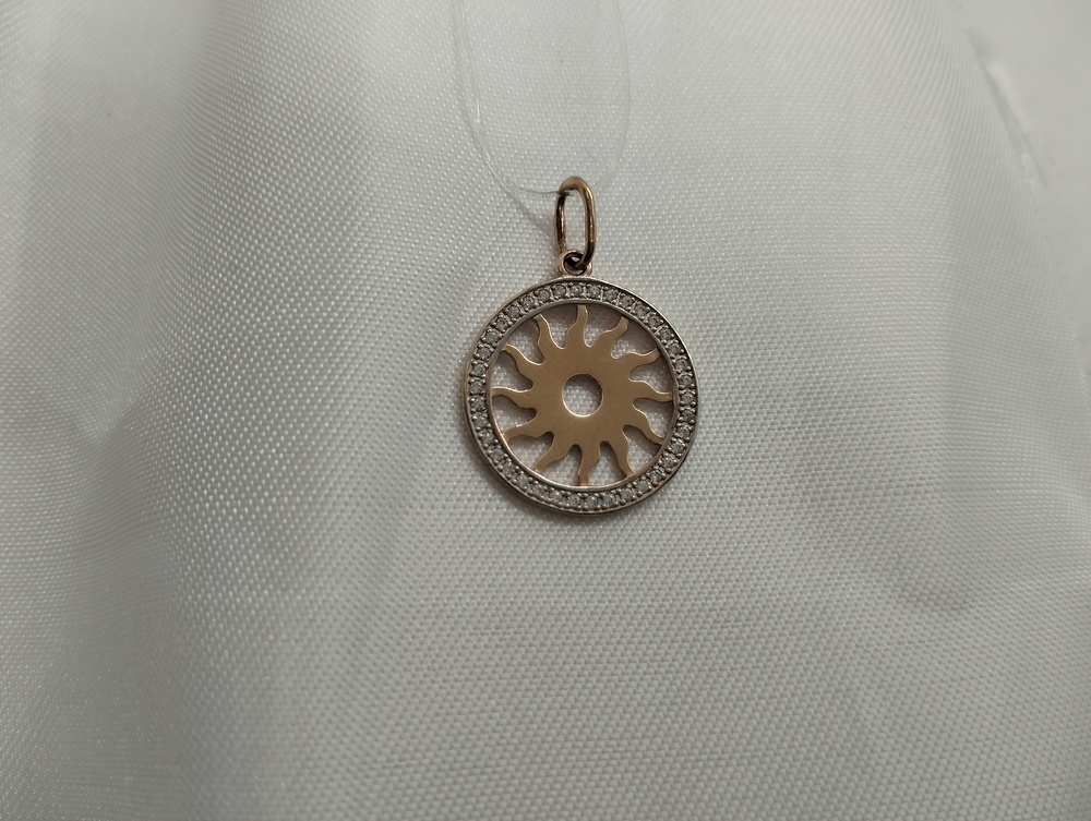 ПОДВЕСКА С КАМНЯМИ (Au 585)