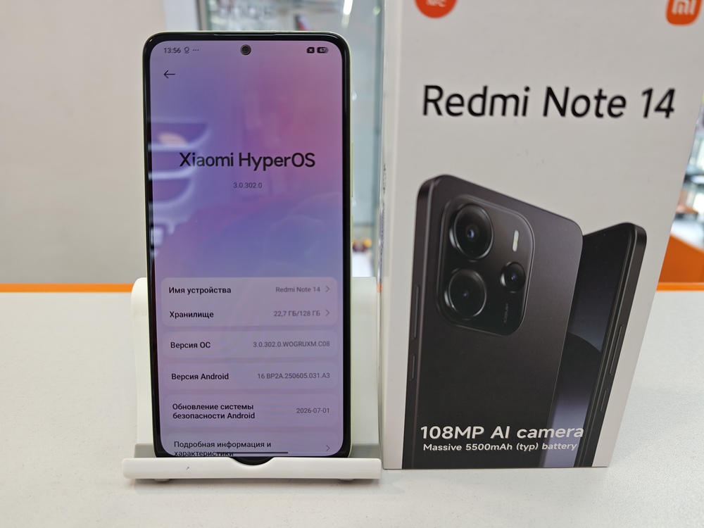 Смартфон Xiaomi Redmi Note 14 4G 6/128