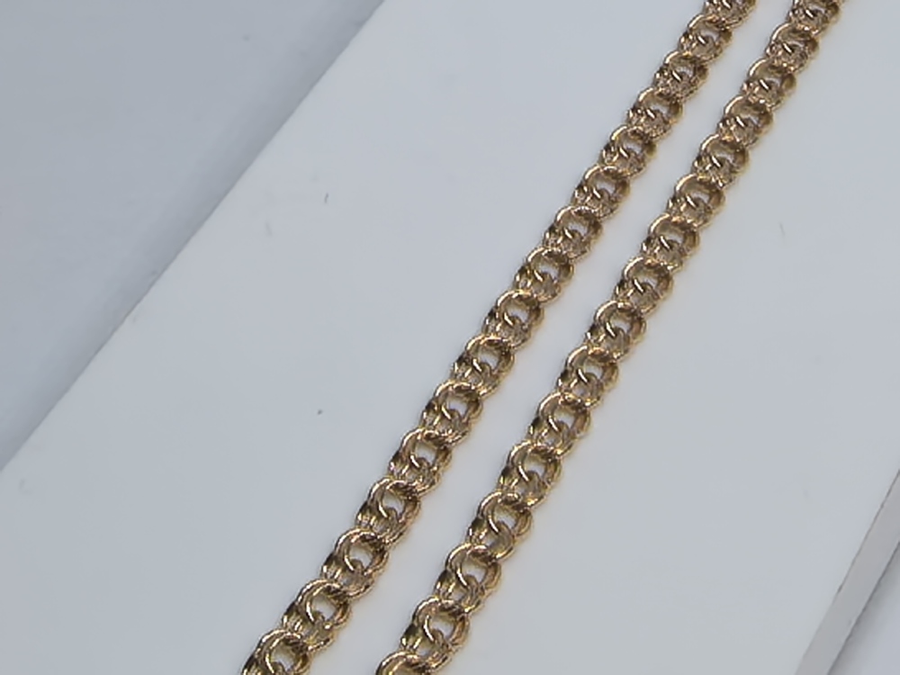 ЦЕПЬ ПУСТОТЕЛАЯ Бисмарк (Au 585)