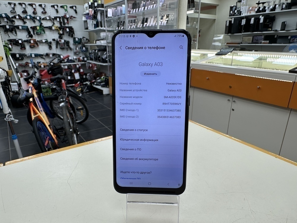 Смартфон Samsung Galaxy A03 3/32