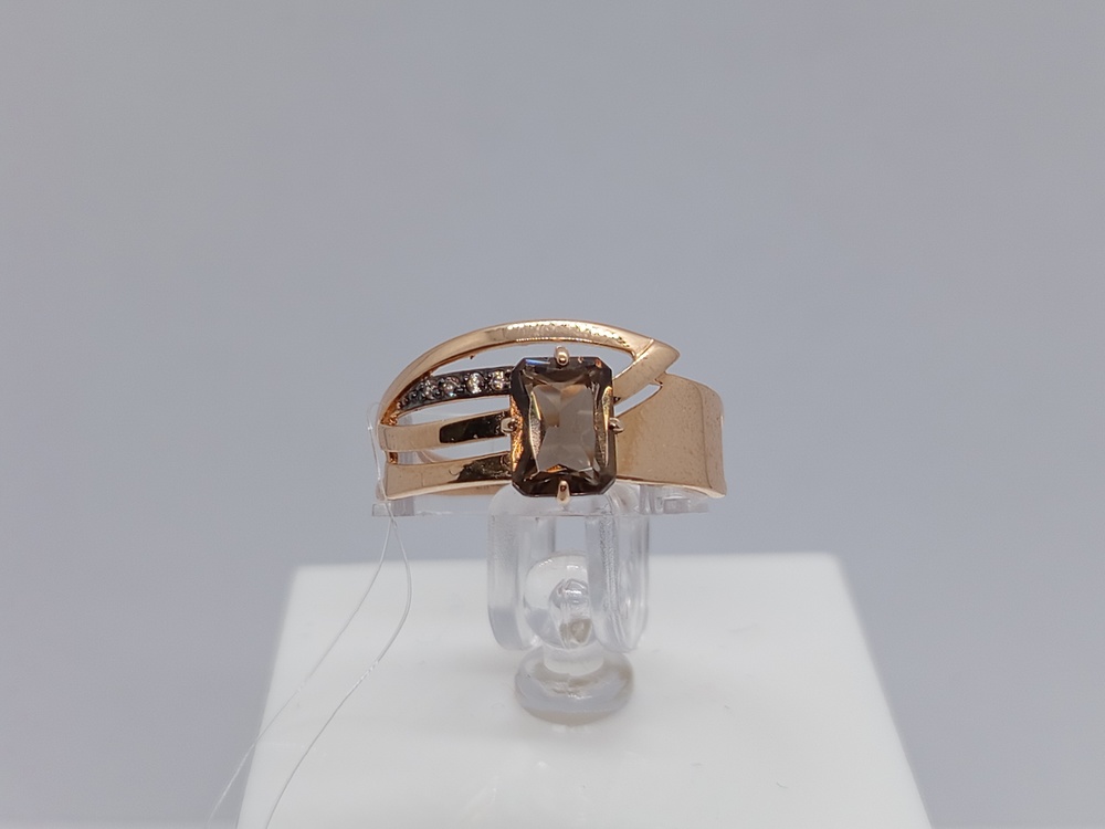 КОЛЬЦО РАУХ-ТОПАЗ (Au 585)