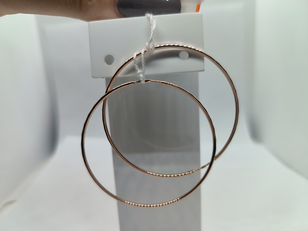 СКОН585 СЕРЬГИ КОНГО (Au 585)