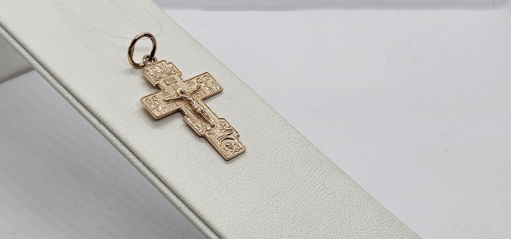 ПОДВЕСКА КРЕСТ без камня (Au 585)