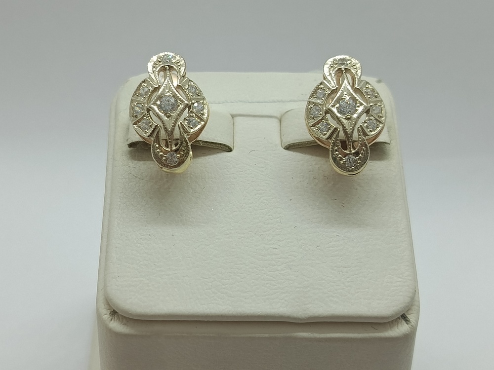 СЕРЬГИ С КАМНЯМИ (Au 585)