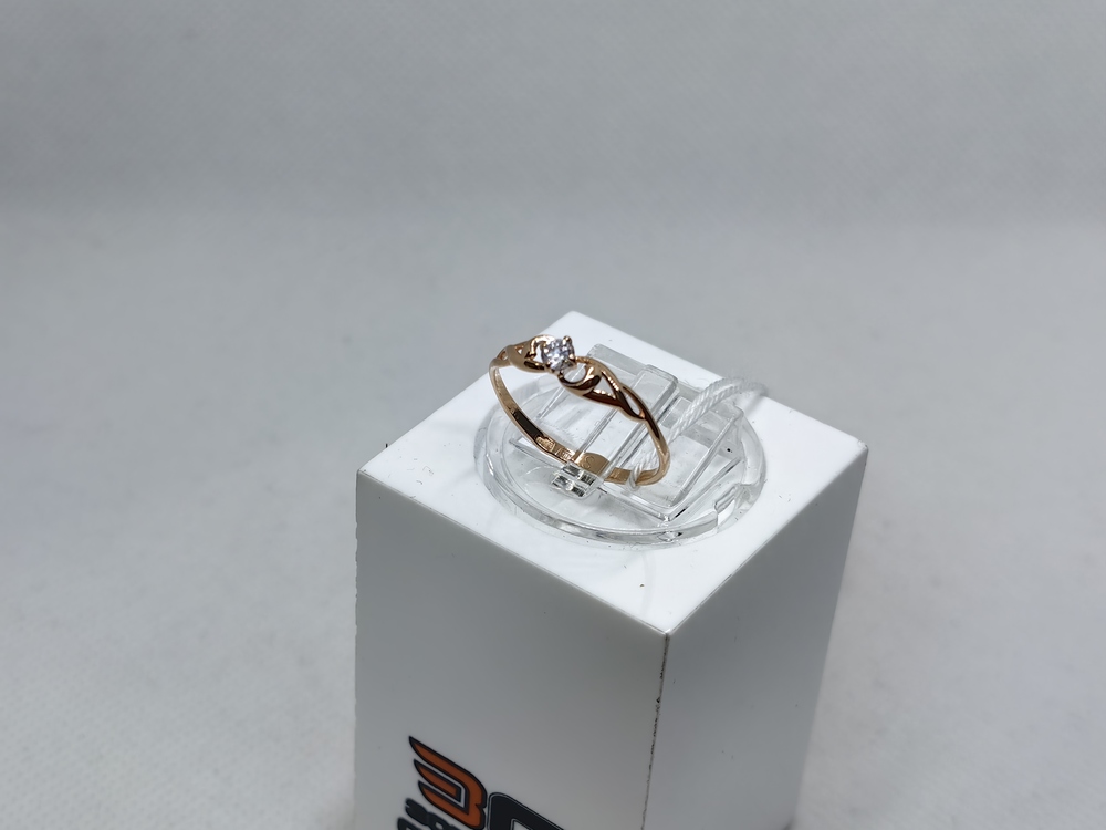 КОЛКМ585 КОЛЬЦО С КАМНЕМ (Au 585)