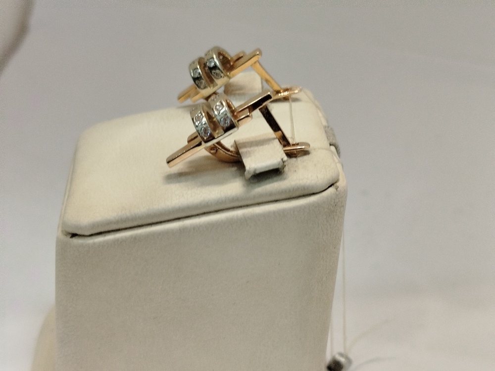 СЕРЬГИ С КАМНЯМИ (Au 585)