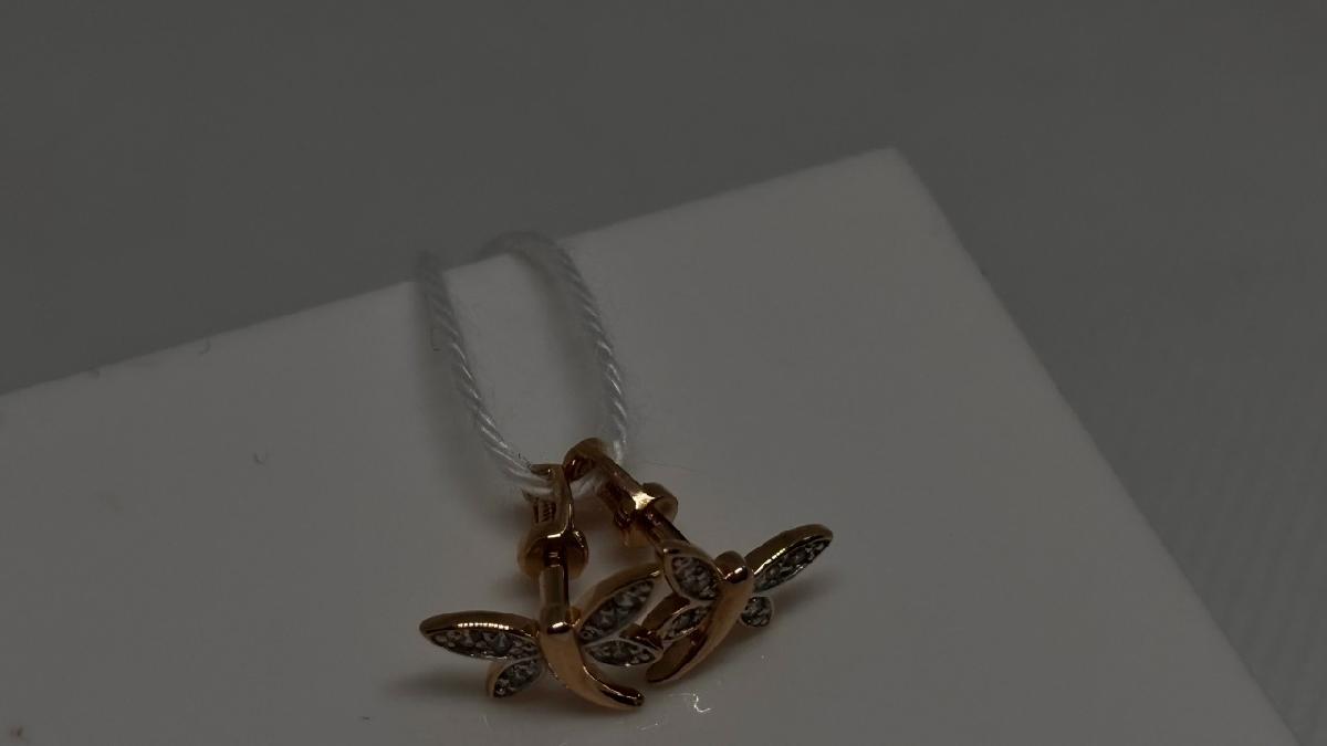 СПУС585 СЕРЬГИ ПУСЕТЫ (Au 585)