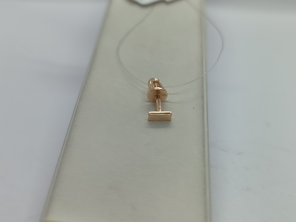 СЕРЬГИ ПУСЕТА без камня (Au 585)