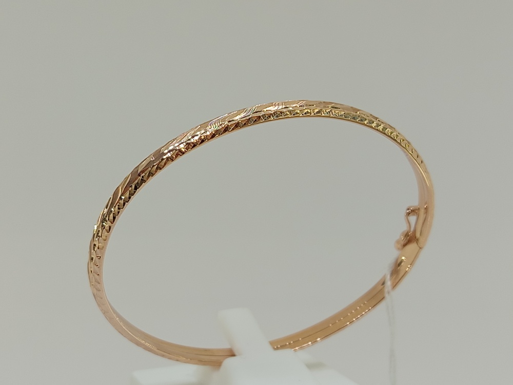 БРАСЛЕТ ЖЕСТКИЙ без камня (Au 585)