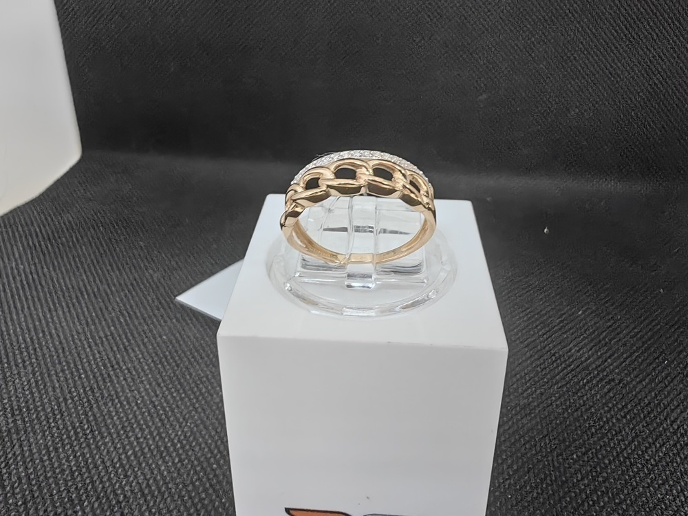 КОЛЬЦО С КАМНЯМИ (Au 585)