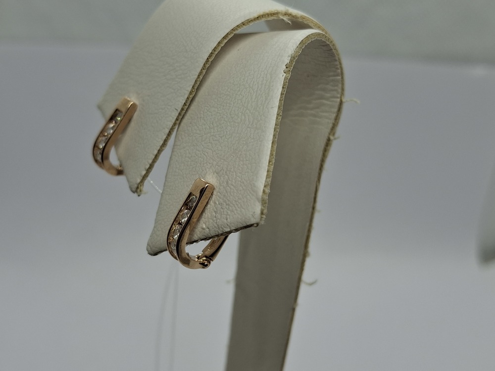 СЕРЬГИ С КАМНЯМИ (Au 585)