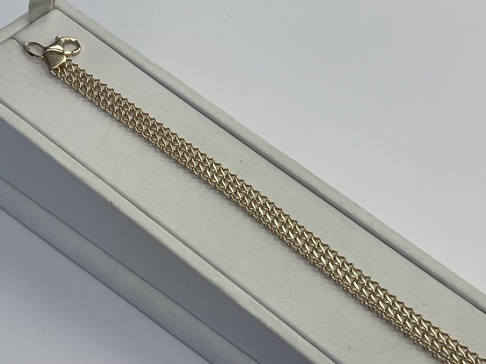 БРАСЛЕТ ПОЛНОВЕСНЫЙ Восьмерка (Au 585)