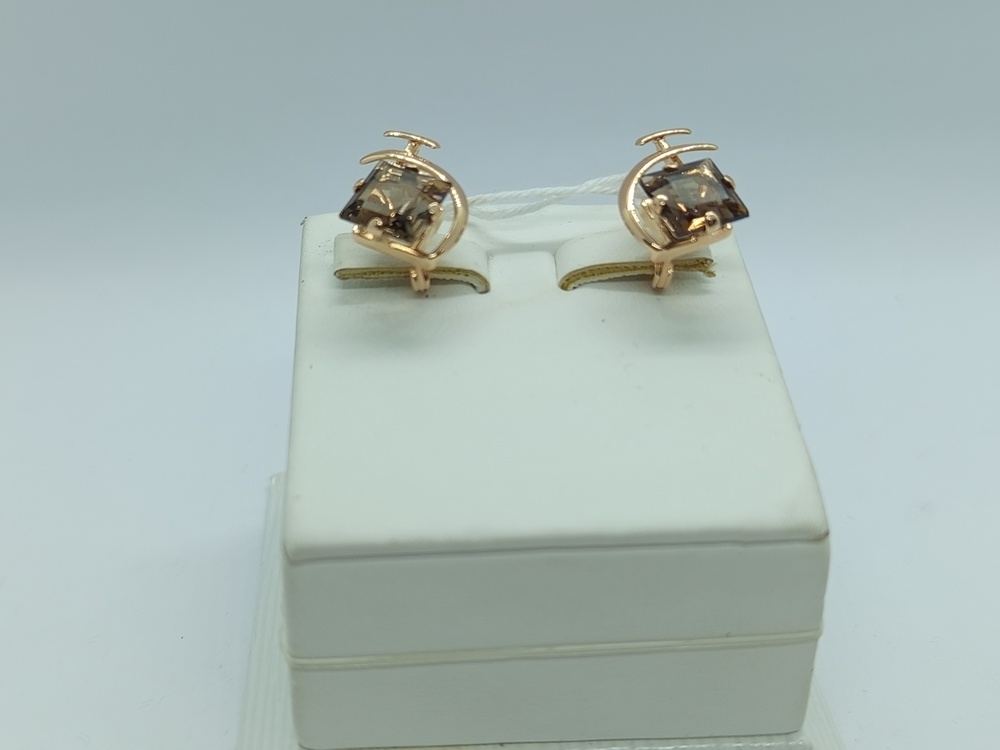 СКМ585 СЕРЬГИ С КАМНЕМ (Au 585) СКМ585 СЕРЬГИ С КАМНЕМ (Au 585)