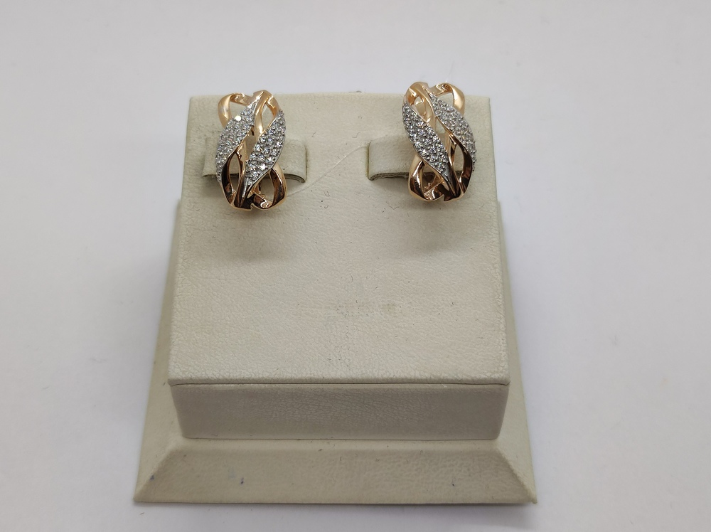 СЕРЬГИ С КАМНЯМИ (Au 585)