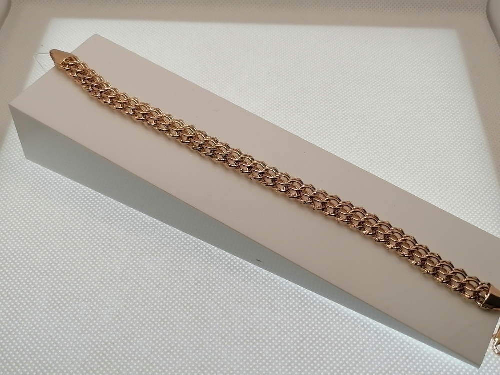 БРАСЛЕТ ПУСТОТЕЛЫЙ Итальянка (Au 585)