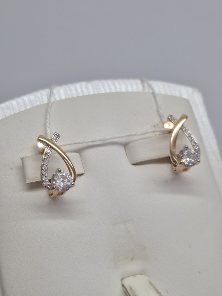 СЕРЬГИ С КАМНЯМИ (Au 585)