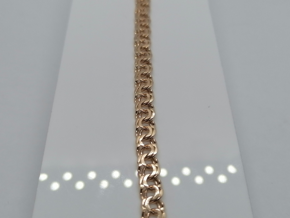 БРАСЛЕТ ПОЛНОВЕСНЫЙ Бисмарк (Au 585)