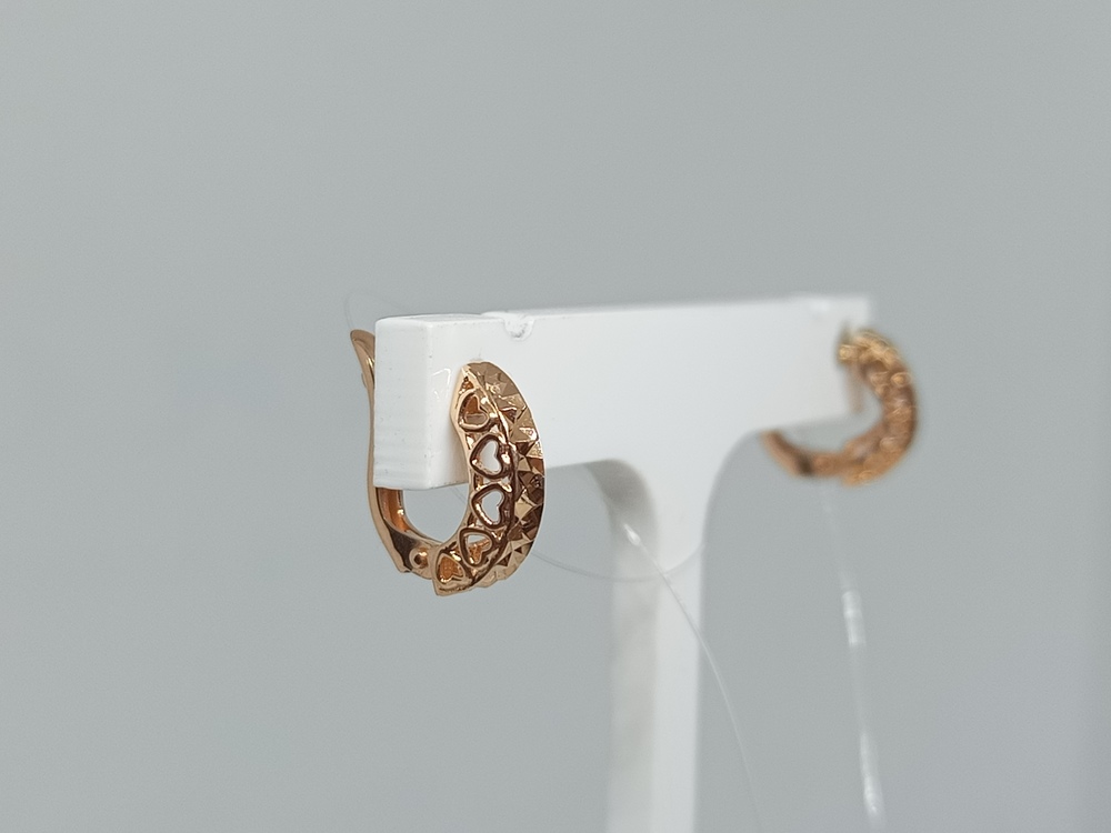 СЕРЬГИ БЕЗ КАМНЯ (Au 585)