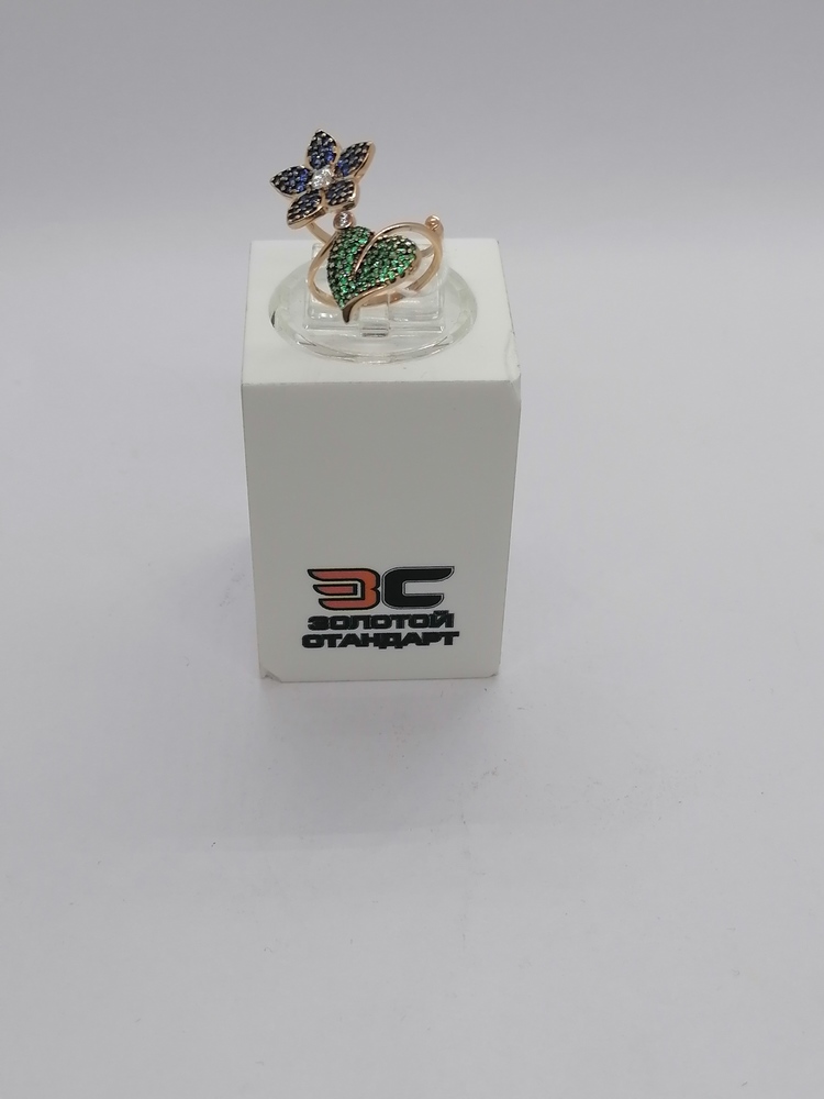 КОЛКМИ585 КОЛЬЦО С КАМНЯМИ (Au 585)