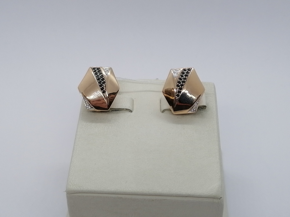 СЕРЬГИ С КАМНЯМИ (Au 585)