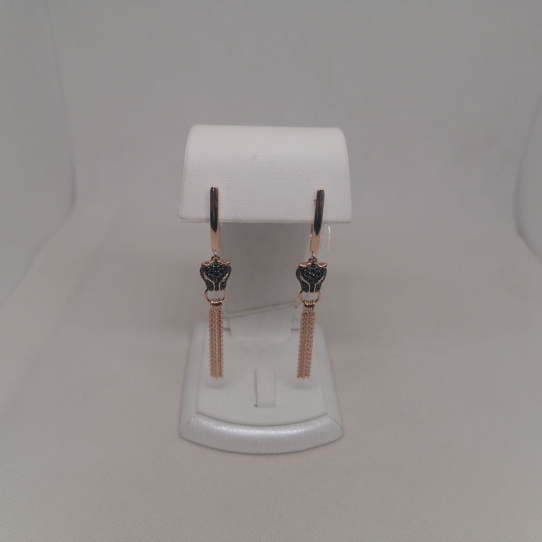 СЕРЬГИ С КАМНЯМИ (Au 585)