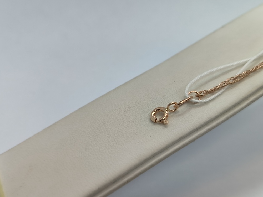 БРАСЛЕТ ПУСТОТЕЛЫЙ Ромб двойной Au 585