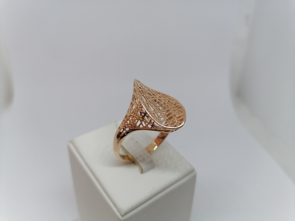 К-301_au КОЛЬЦО БЕЗ КАМНЯ (Au 585)