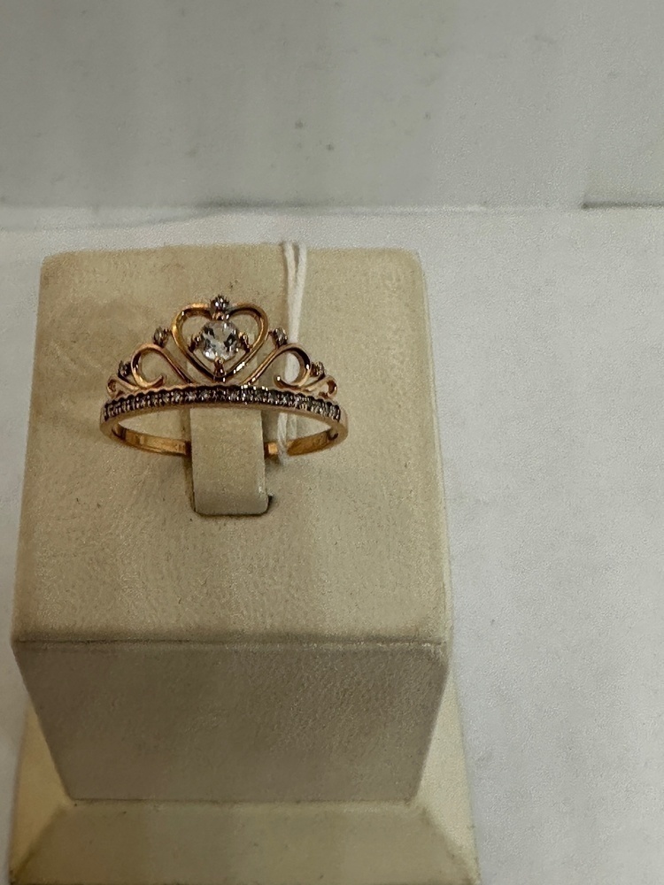 КОЛЬЦО С КАМНЯМИ (Au 585)