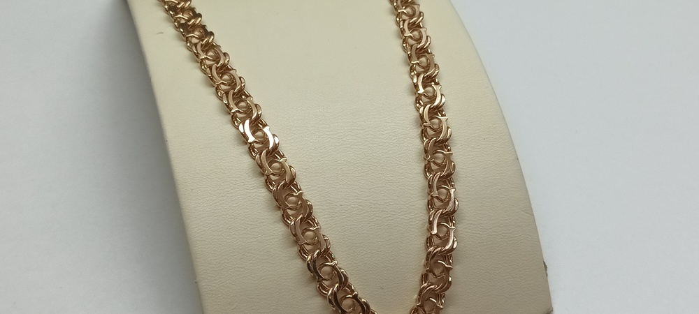 ЦЕПЬ ПОЛНОВЕСНАЯ Бисмарк арабский (Au 585)