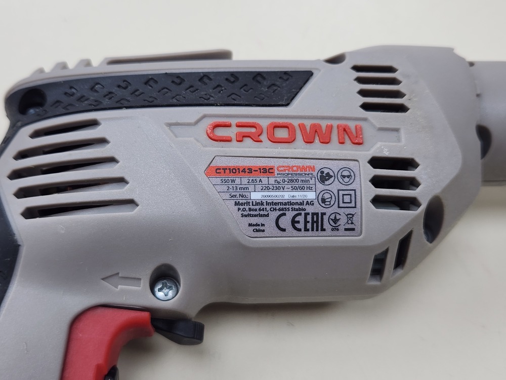 Дрель-безударная Crown CT10125C;
