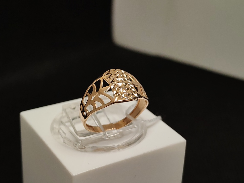 КОЛБКМ585 КОЛЬЦО БЕЗ КАМНЯ (Au 585)