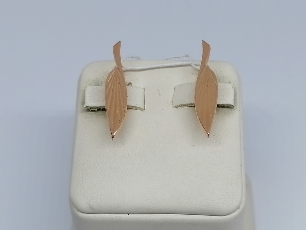 СБКМ585 СЕРЬГИ БЕЗ КАМНЯ (Au 585) СБКМ585 СЕРЬГИ БЕЗ КАМНЯ (Au 585)