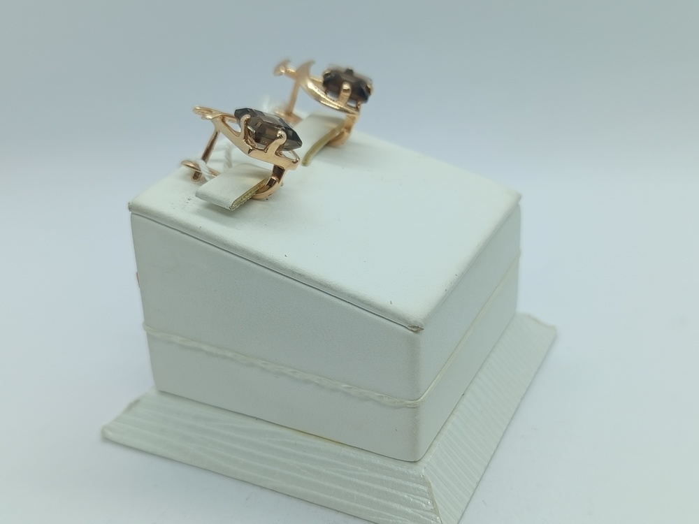 СКМ585 СЕРЬГИ С КАМНЕМ (Au 585) СКМ585 СЕРЬГИ С КАМНЕМ (Au 585)