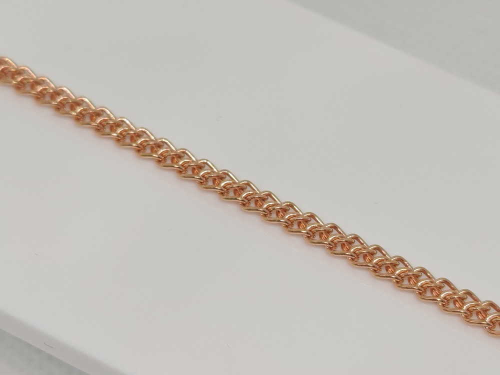 БРАСЛЕТ ПУСТОТЕЛЫЙ Царь (Au 585)