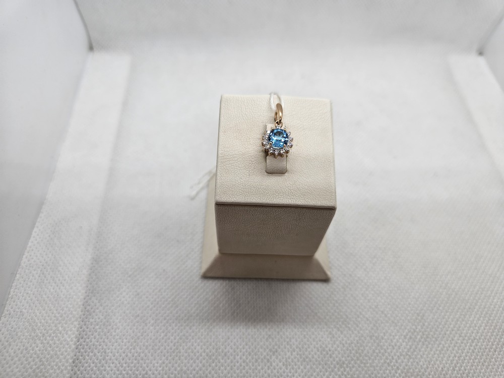 ПОДКМИ585 ПОДВЕСКА С КАМНЯМИ (Au 585)